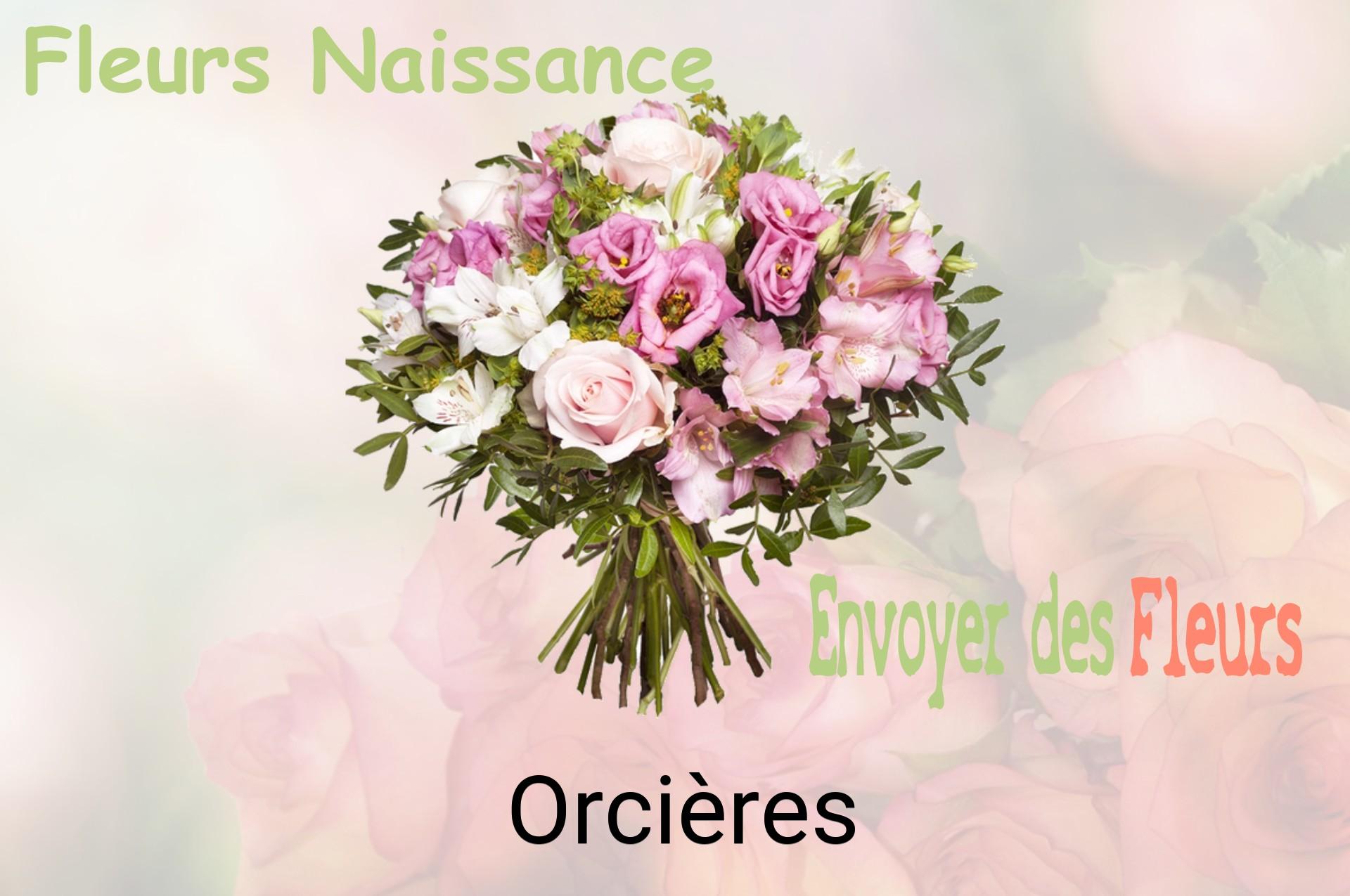 Bouquet de fleurs de naissance livré à Orcières